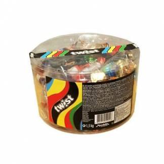Chokolade Twist 1.5 kg ca 350stk