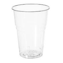 Plastglas 20 cl 97 mm med Krave midt p&aring; glasset PS Klar
