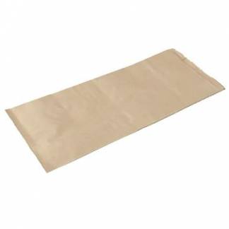 Grovbrødspose Ribbet L160xB80xH260mm Papir 50gr Brun FRA 101764 160x80x400mm