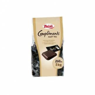 Chokolade Zaini Dark 70% 1kg Ca. 260 stk/pose