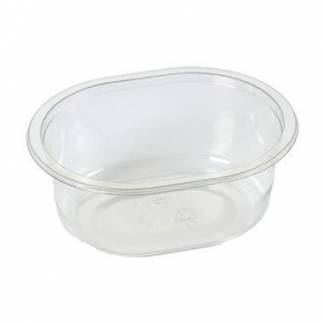 Bakke 1-rum 465 ml 140x110x55 mm Oval APET Klar