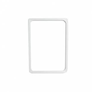 Skilteramme A4 med indskub foroven hvid