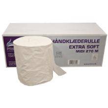 H&aring;ndkl&aelig;derulle Pristine Extra soft 1-lag 270 m uden Hylse Nyfiber