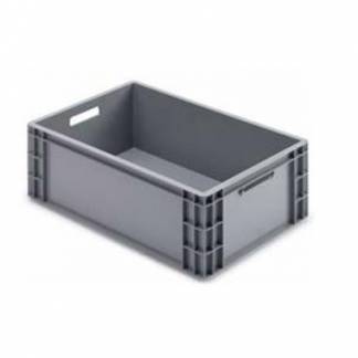 Plastkasse R-model 43.5 ltr 60x40x22.3 cm HDPE Grå