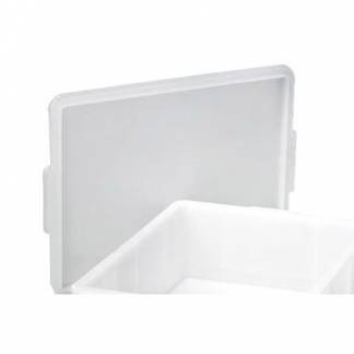 Låg Til Plastkasse CB 13/23 ltr L42xB23xH1cm HDPE Hvid