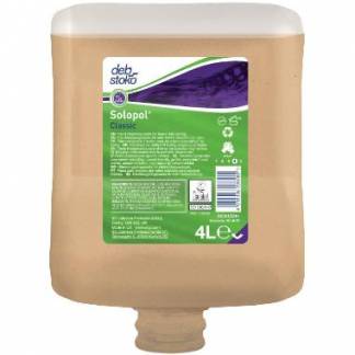 Håndrens Solopol Classic PURE Heavy Blomst t Olie/Fedt med Aloe Vera 4 ltr Brun