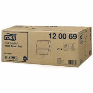 Håndklæderulle Tork Matic Universal H1 System 2-lag 150 m Hvid