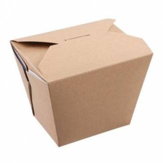 Takeaway æske 750 ml 118/84x97/63x92 mm Brun OMPAK 10 pk x 25 stk/krt