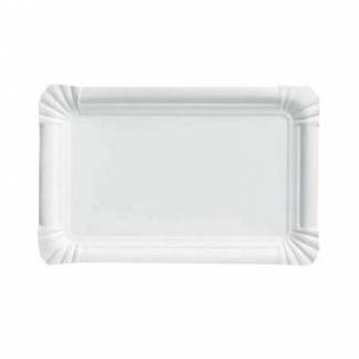 P&oslash;lsetallerken Catersource 13x20 cm FSC Bionedbrydelig Pap Hvid