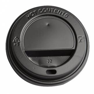 Drikkel&aring;g Plast &Oslash;80xH20mm Til Kaffeb&aelig;ger Sort Catersource