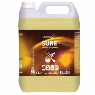 Grundrengøring SURE Cleaner&Degreaser plantebaseret uden parfume 5 ltr