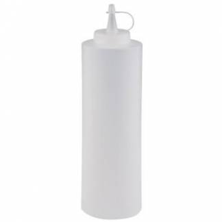 Plastflaske 700 ml Ø7x24 cm med Tud/Skruelåg Klar