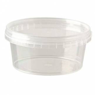 Plastbæger 180ml Ø92xH44,5mm Rund PP Klar