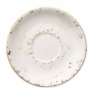 Underkop Bonna Grain Ø16 cm Porcelæn Hvid med Brun stænk