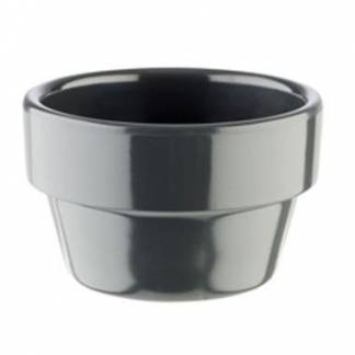 Skål Flower Pot 4 cl Ø6x3.5 cm Melamin Grå