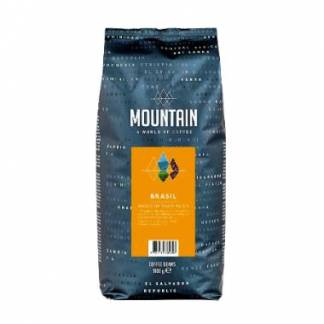 Kaffe Mountain Brasil 1kg genanvendelig pose hele bønner