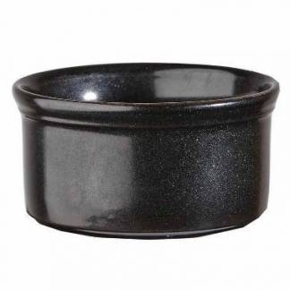 Ramekin Cookware 19.5 cl Ø9 cm Porcelæn Metallic sort