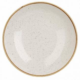 Tallerken Dyb Coupe Stonecast 113.6 cl Ø24.8 cm Porcelæn Vanilje