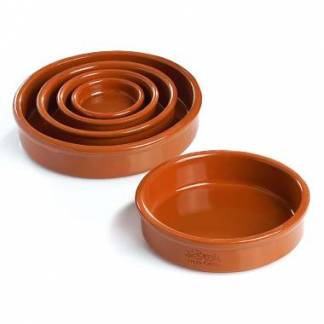 Skål Terracotta Regas Ø140x35 mm Rustik Rød/Brun