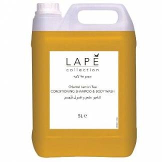 Håndsæbe Flydende LAPE Oriental Lemon Tea Hair & Body med Parfume 5 ltr orange