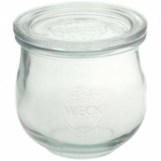 Patentglas Weck Tulip 370 ml Ø90x86mm uden Låg Glas