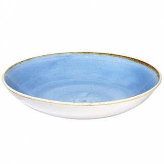 Skål Coupe Stonecast 240 cl Ø31x4.4 cm Porcelæn Markblomst blå