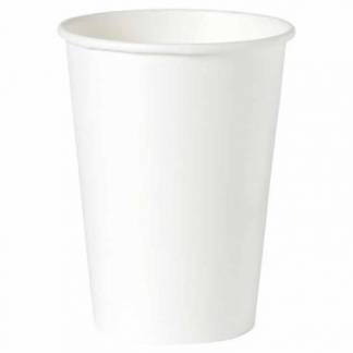 Salatskål suppebæger 950 ml 115x115x63 mm pap Hvid