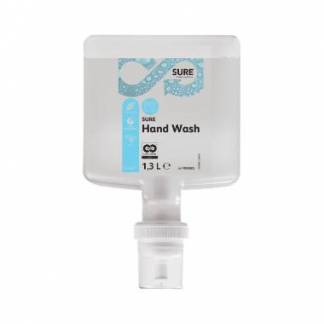 H&aring;nds&aelig;be Flydende SURE Hand Wash mild 1.3ltr med Parfume til dispenser