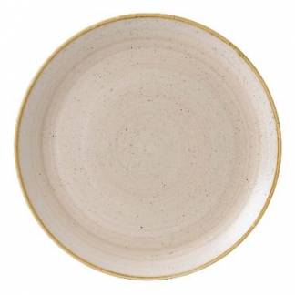 Tallerken Coupe Stonecast Ø32.4cm. Porcelæn Muskatnød