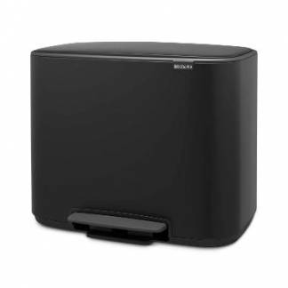 Pedalspand Brabantia Bo 3x11 ltr Sort