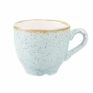 Kop Espresso Stonecast 10 cl Ø6.5x H5.5cm. Porcelæn Lyseblå