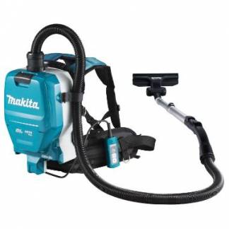 Støvsuger Makita rygstøvsuger 2x18V 2ltr 4.5kg uden pose/lader/batteri blå