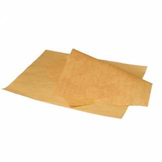 Burgerpapir  300x400 mm 40 gr naturlig Greaseproof Brun FSC