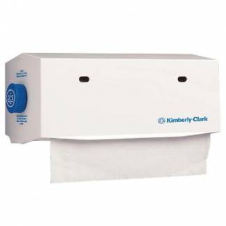 Dispenser Lejepapir Kimberly Clark Ø15x50 cm Plastik Hvid