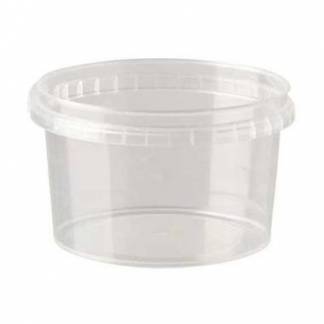 Plastbæger Handy-safe 250 ml Ø92x57 mm PP Klar OMPAK 200 stk i KARTON