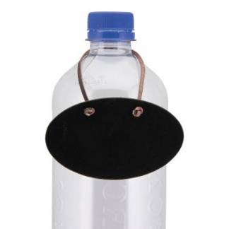 Skilt Securit 5x8.3 cm med Hvid tuschpen til Flaskehals