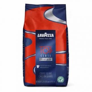 Kaffe Lavazza Top Class 1kg Rainforrest Alliance hele bønner