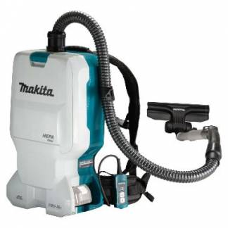 Støvsuger Makita rygstøvsuger LXT 2x18V 6ltr 5.9kg m. tilbehør u. lader/batteri