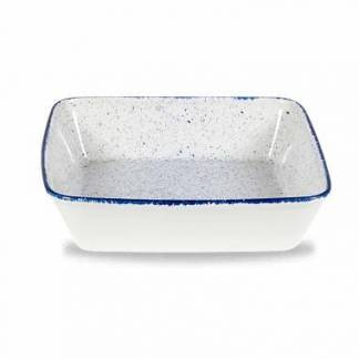 Ovnfast fad Stonecast 2 ltr 25x25x6.2 cm Porcelæn Indigo Blå