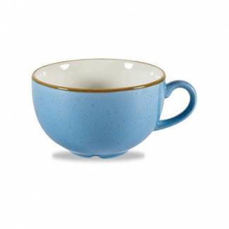 Kop Stonecast Cappuccino 22.7 cl Ø9.5x5.5 cm Porcelæn Markblomst Blå