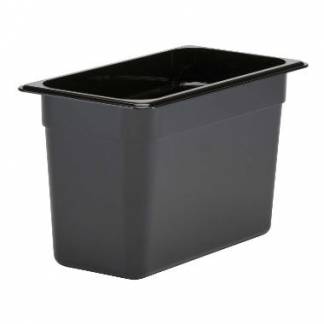 Kantine Cambro 1/3GN 6.9L 32.5x17.6x20cm Polycarbonat Sort