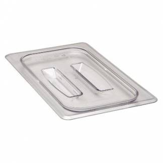 Låg til kantine med Håndtag Cambro 1/4GN 26.5x16.2cm Polycarbonat Klar