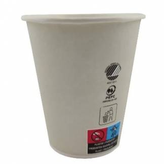 Kaffebæger Catersource 30 cl 12 oz Ø90 mm Svanemrk. pap/pe Hvid