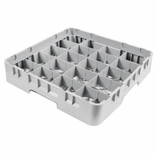 Opvaskekurv Cambro 50x50 cm 20-rum til Kop/Krus plast Grå