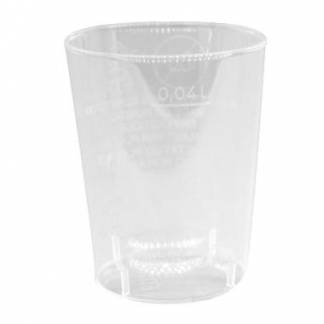 Plastglas snapseglas 2 cl /4 cl Ø42xH52 mm PS Klar