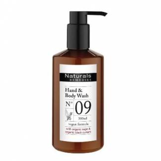 Sæbe Naturals Remedies 09 Hand & Body Wash med pumpe 300 ml Brun