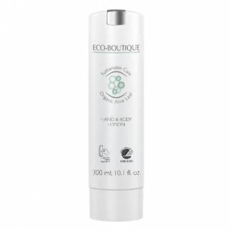 Hudcreme Eco-Boutique Hand & Body Lotion 300ml med parfume Smart care tryk