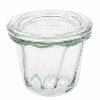 Patentglas Weck Muffinsform 80ml Ø6.8xH5.5cm med låg Glas