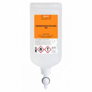 Hånddesinfektion gel Plum 85% ethanol til CombiPlum tråddispenser 1 ltr