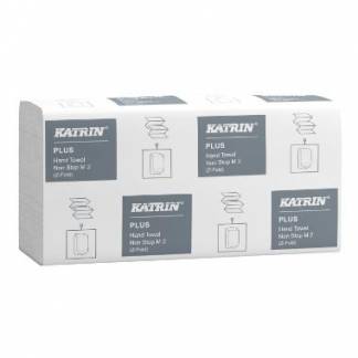 H&aring;ndkl&aelig;deark Katrin Plus Non-Stop Z-Fold 2-lags 99320 L24xB20.3xD8cm Nyfiber Hvid